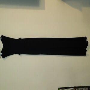 White House Black market jumper romper size large wide leg strapless